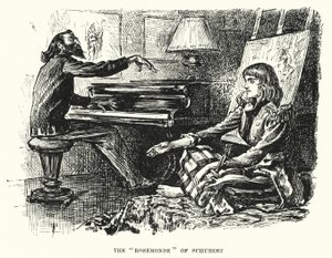 Ilustrace pro Trilby od George du Maurier (rytina) od George (after) Du Maurier