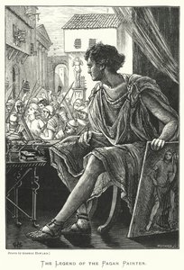 Legenda o pohanském malíři (rytina) od George (after) Howard