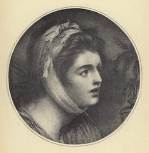 Lady Hamilton jako Sensibility (rytina)