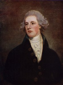 William Pitt mladší , anglický konzervativní politik a předseda vlády (barva lito)