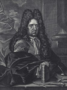 Portrét George Shelleyho anglický kaligraf z 18. století, rytina od George Bickhama. od George (c.1706–71) Bickham