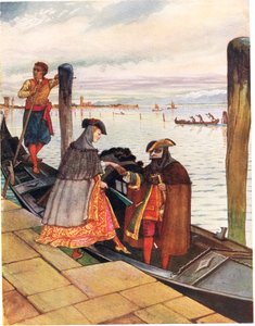 La Biondina in Gondoletta, ilustrace z knihy "A Picture Song Book", 1910