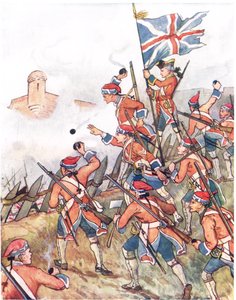 Britští granátníci, ilustrace z 