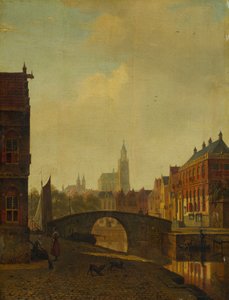Imaginární pohled na Arnhem od George Andries Roth
