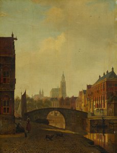 Imaginární pohled na Arnhem, pozdní 1830. od George Andries Roth