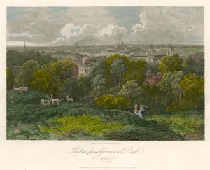 Londýn z Greenwich Park, Kent