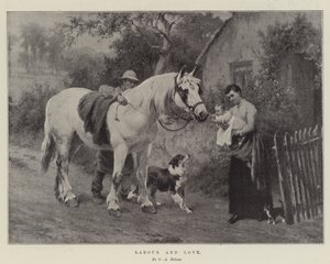 Práce a láska od George Augustus Holmes