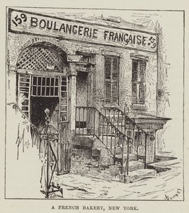 Francouzská pekárna, New York od George Augustus Sala