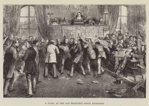 Panika na burze v San Franciscu od George Augustus Sala