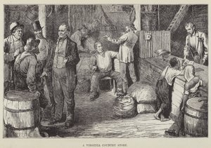 Obchod na venkově ve Virginii od George Augustus Sala