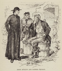 Biddy MFlinn a otec OQuigly od George Augustus Sala