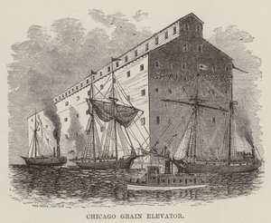 Chicago Grain Elevator od George Augustus Sala