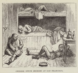 Čínští kuřáci opia v San Franciscu od George Augustus Sala