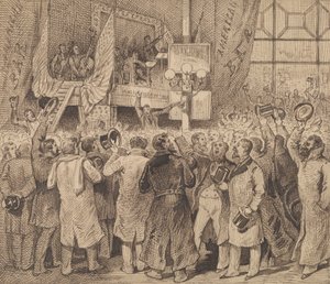 Vrány slaví v americkém baru od George Augustus Sala