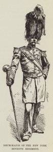 Drum-major newyorského sedmého pluku od George Augustus Sala