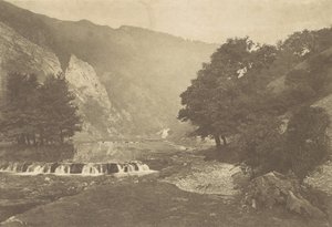 Vchod do Dove Dale, Derbyshire, 80. léta 19. století, tištěno 1888., 80. léta 19. století, tištěno 1888.