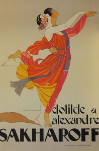 Clotilde a Alexandre Sakharoffovi, 1921.