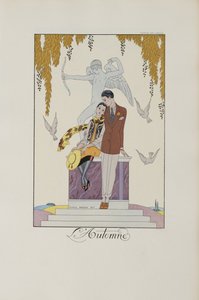 Volání a volánky: Podzim, 1925. od George Barbier