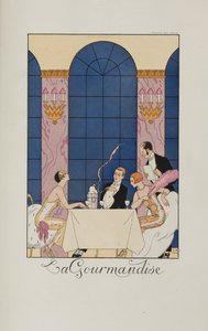 Volání a volánky: La Gourmandise, 1924.