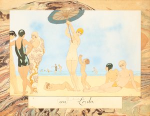 Na Lido, z Le Bonheur du Jour nebo, Les Graces à la Mode, 1924.