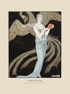 Večerní šaty „Sortilèges“, De Beer (1922) od George Barbiera