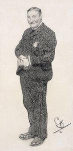 Portrét H. G. Wellse (tužka) od George Belcher