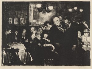 Umělecký večer od George Bellows