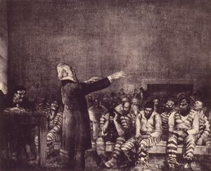 Benedikce v Gruzii od George Bellows