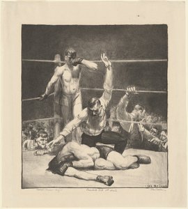 „Counted Out“, první kámen od George Bellows