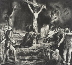 Ukřižování Krista od George Bellows