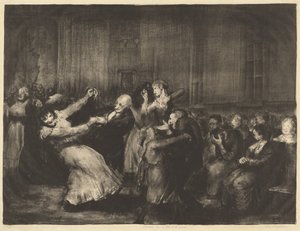 Tanec v blázinci od George Bellows