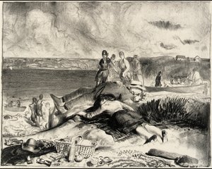 Nohy moře od George Bellows