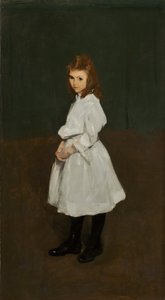 Malá holčička v bílém (Queenie Burnett)
