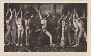 Barikáda, Druhý kámen od George Bellows