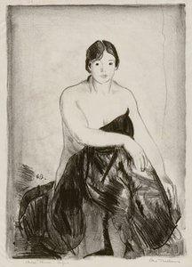 Model, Druhý kámen od George Bellows