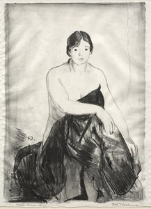 Model, Druhý kámen od George Bellows