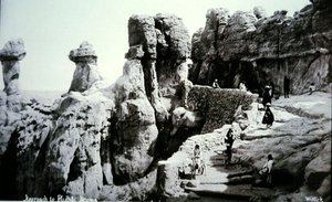 Přístup k Pueblo Acoma, Nové Mexiko od George Benjamin (Ben) Wittick