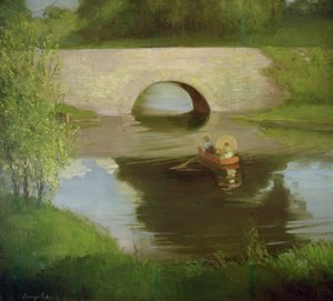 Central Park (olej na plátně) od George Benjamin Luks