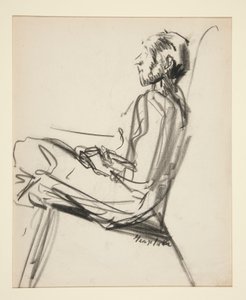 Sedící muž od George Benjamin Luks