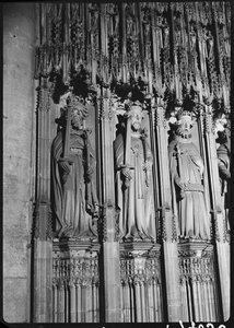 York Minster, Minster Yard, York, 1942. od George Bernard Wood