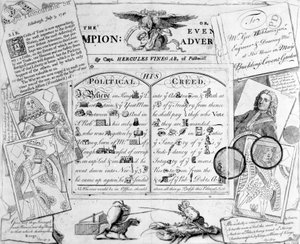 The Champion, nebo Evening Advertiser od kapitána Herculesa Vinegara z Pall Mall, 1744