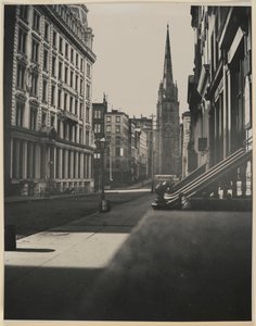 Wall Street, Manhattan (stříbrný želatinový potisk)