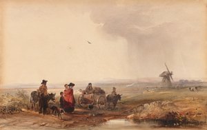 Gypsy Camp, Holandsko, 19. století.