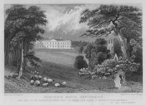 Tawstock House, Devonshire (rytina)