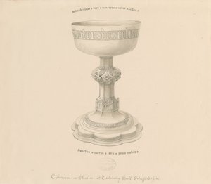 Teddesley Park - Chalice: kresba perem, nd [?19. století] (kresba)