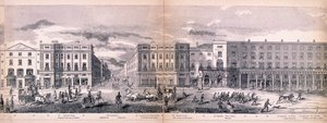 Panorama Londýna, 1849 od George C Leighton