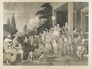 Důkaz 5 z „Krajských voleb“ od George Caleb Bingham