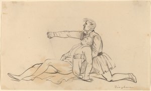 Smrt generála Warrena od George Caleb Bingham