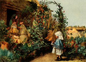 "A Cottage Garden at Stapleford, Wiltshire", c1886, 1944.