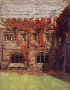 Oxford: Pokoje prince z Walesu, Magdalen College (barevné lito)